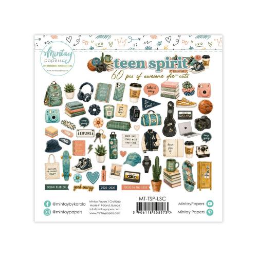 Mintay Teen Spirit Paper Die-Cuts (60pcs) (MT-TSP-LSC)