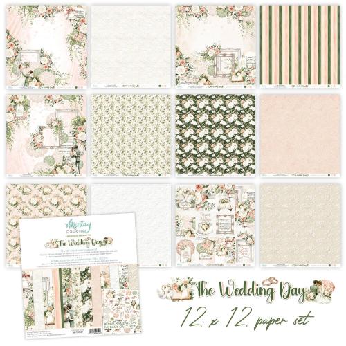 Mintay The Wedding Day 12x12 Inch Scrapbooking Paper Set (MT-TWD-07) - Postage as per Actual