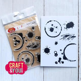 Craft & You Design Stains Stamps (CS050)