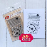 Craft & You Design Stains on the Letters Stamps (CS051)