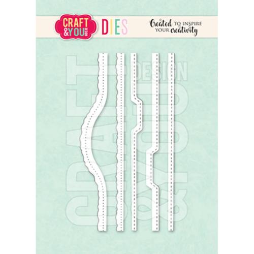 Craft & You Design Small Frame Borders Dies (CW366)