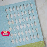 Craft & You Design Rhombus Background Dies (CW368)
