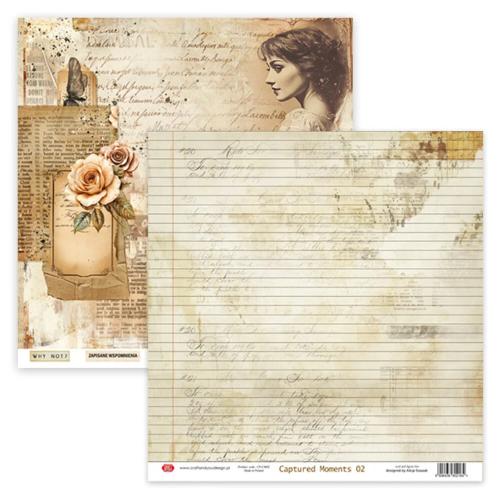 Craft & You Design Captured Moments 12x12 Inch Paper Set 250gsm (6sheets) (CPS-CM30-6) - Postage as per Actual
