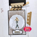 Craft & You Design Grid Paper Stamps (CS056)