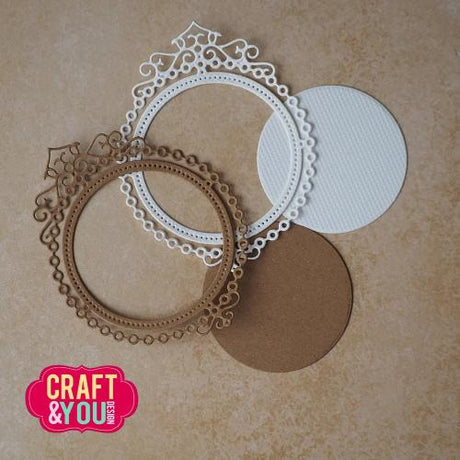 Craft & You Design Elegant Frame Dies by Gosia (CW398)