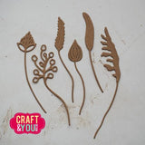 Craft & You Design Wildflowers Dies by Gosia (CW402)