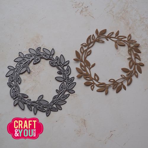 Craft & You Design Leaf Wreath Dies (CW408)