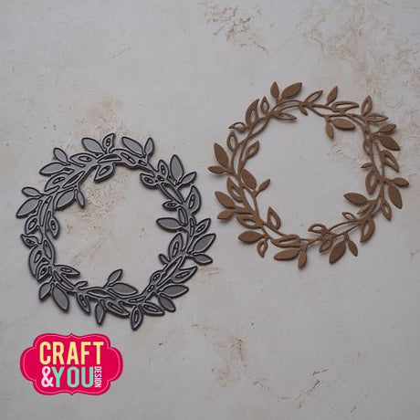 Craft & You Design Leaf Wreath Dies (CW408)