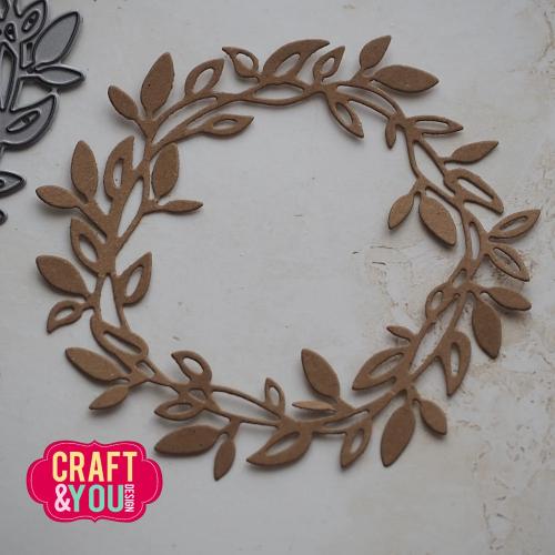 Craft & You Design Leaf Wreath Dies (CW408)