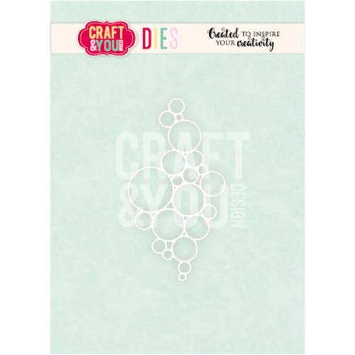 Craft & You Design Bubble Background Dies (CW411)