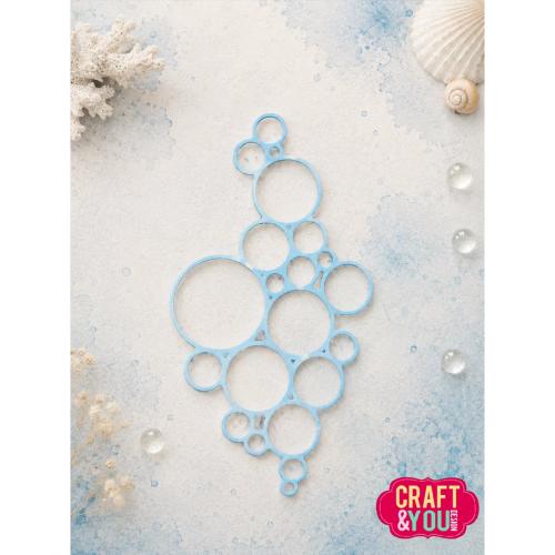 Craft & You Design Bubble Background Dies (CW411)