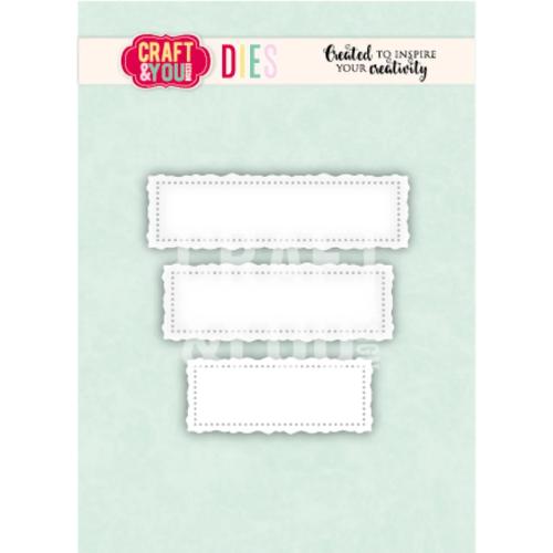 Craft & You Design Banners Old Frame Dies (CW415)