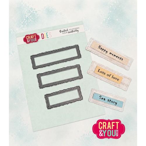 Craft & You Design Banners Old Frame Dies (CW415)