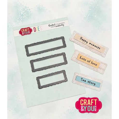 Craft & You Design Banners Old Frame Dies (CW415)