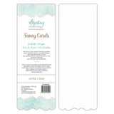 Mintay - Fancy Cards -White - FANW03 - Postage at per Actual