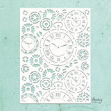 Mintay Kreativa - 6 x 8 Stencil - Clocks