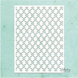 Mintay Kreativa - 6 x 8 Stencil - Checkered Plate