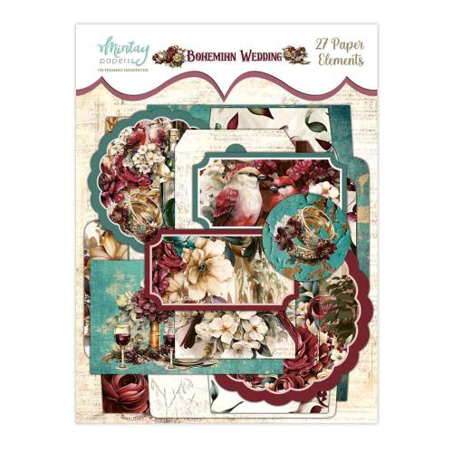 Mintay - Paper Elements - Bohemian Wedding, 27 pcs (MT-BOH-LSCE)