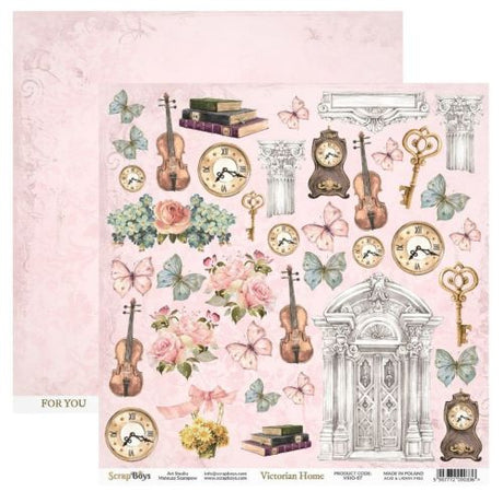 ScrapBoys Victorian Home 12x12 Inch Paper Pack - Postage as per Actual