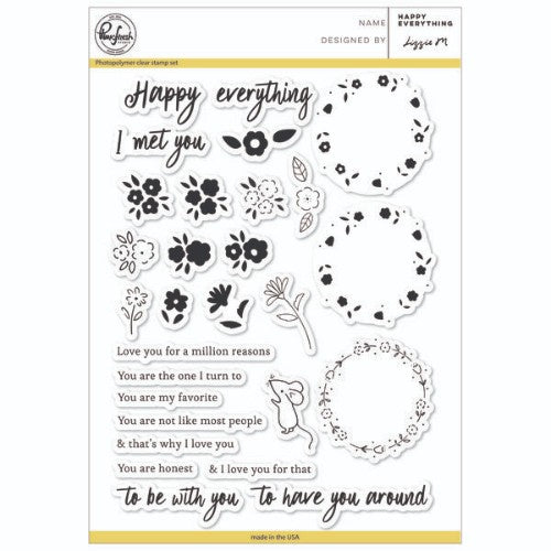 Pinkfresh Studio - Happy Everything Stamp Set