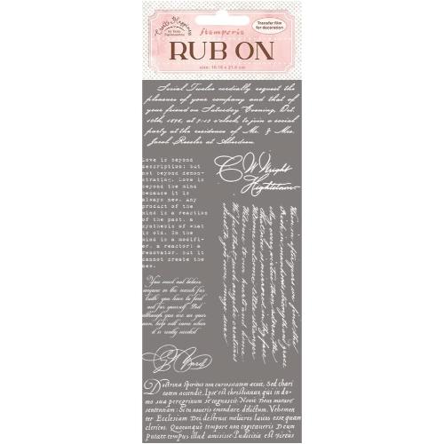 Stamperia - Create Happiness Rub On - DFLRB02