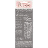 Stamperia - Create Happiness Rub On - DFLRB02