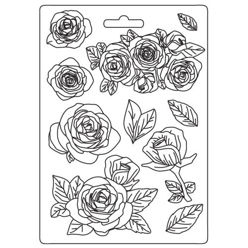 Stamperia Soft Mould A5 Desire Roses