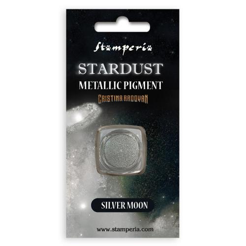 Stamperia Stardust Metallic Pigment 0.5gr - Silver Moon