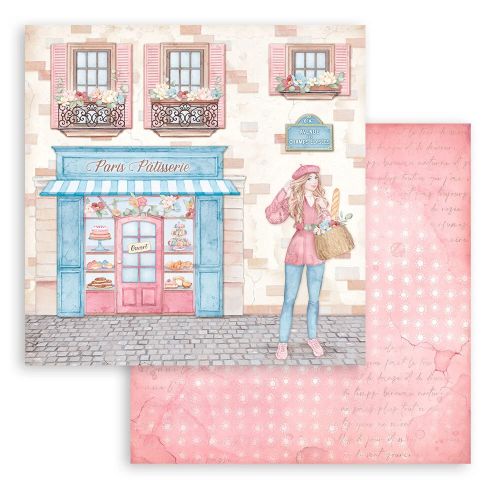 Stamperia - Create Happiness Oh l√° l√° 8x8 Inch Paper Pack (SBBS82)