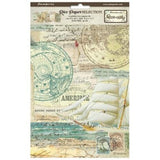 Stamperia - Around the World A4 Rice Paper Selection (6 pcs) (DFSA4XAW)