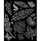 Stamperia - Sunflower Art Thick Stencil 20x25cm Leaves (KSTD138)