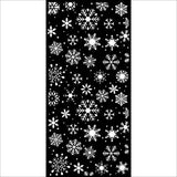 Stamperia - Thick stencil - Snowflakes (12X25cm) (KSTDL82)