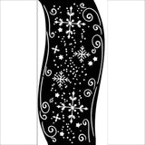 Stamperia - Thick stencil - Christmas ribbon (12X25cm) (KSTDL83)