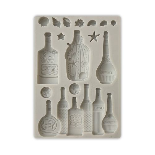 Stamperia - Songs of the Sea Silicon Mould A6 Bottles (KACM21)