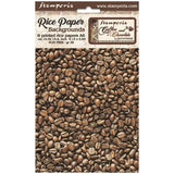 Stamperia - Selection 8 Rice paper A6 backgrounds - Coffee and Chocolate (DFSAK6012)