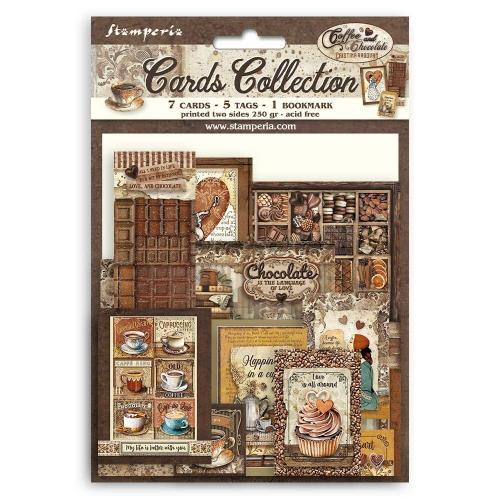 Stamperia - Cards Collection - Coffee and Chocolate (SBCARD23)