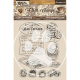 Stamperia - Acrylic stamp cm 14x18 - Coffee and Chocolate chocolate elements (WTK186)