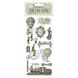 Stamperia - Rub-on cm 10,16x21,6 - Voyages Fantastiques balloons (DFLRB68)