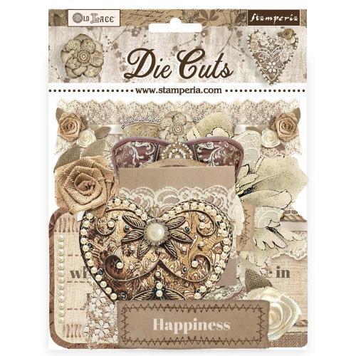 Stamperia Old Lace Die Cuts Assorted (46 pcs) (DFLDC107)