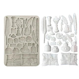 Stamperia Flowers and Poems A5 Silicon Mould Callygraphy (KACMA563)