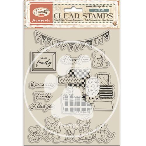 Stamperia Family Clear Stamp Party (WTK233)