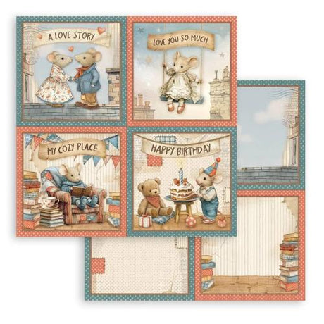 Stamperia Family 12x12 Inch Paper Pack (SBBL181) - Postage as per Actual