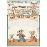 Stamperia Family A6 Mini Rice paper (8pcs) (DFSA6X03)