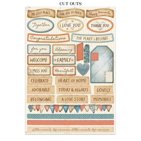Stamperia Family Junk Journal Stickers, Backgrounds, Cut-Outs (SBJK11)