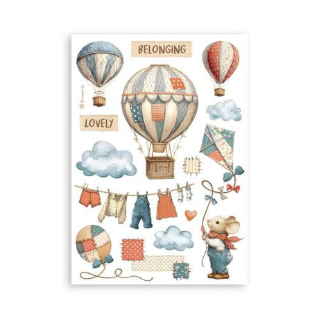 Stamperia Family A5 Washi Pad (8pcs) (SBW28)