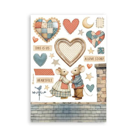 Stamperia Family A5 Washi Pad (8pcs) (SBW28)