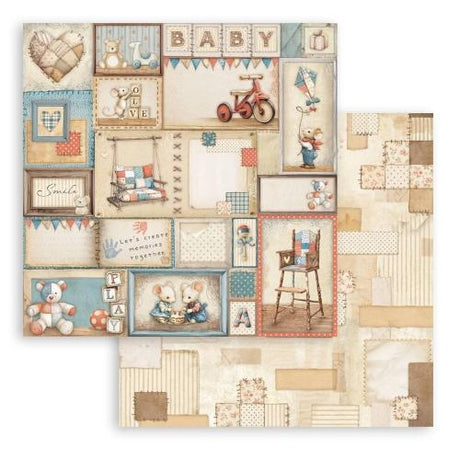 Stamperia Baby 12x12 Inch Mini Pad (6pcs) (SBBM001) - Postage as per Actual