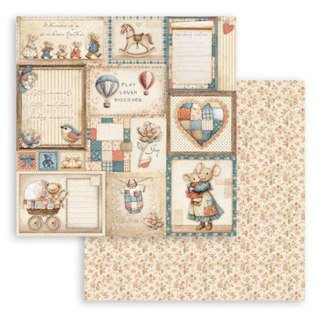 Stamperia Baby 8x8 Inch Mini Pad (6pcs) (SBBMS001)