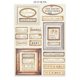 Stamperia Baby Junk Journal Stickers, Backgrounds, Cut-Outs (SBJK12)