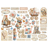 Stamperia Baby Die Cuts Assorted (47pcs) (DFLDC125)